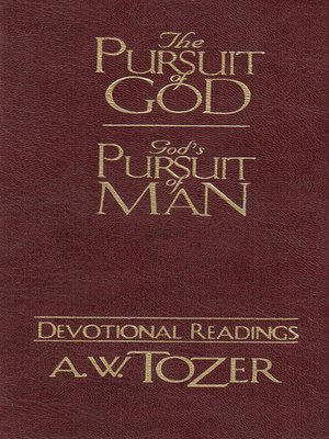 cover image of The Pursuit of God / God's Pursuit of Man Devotional